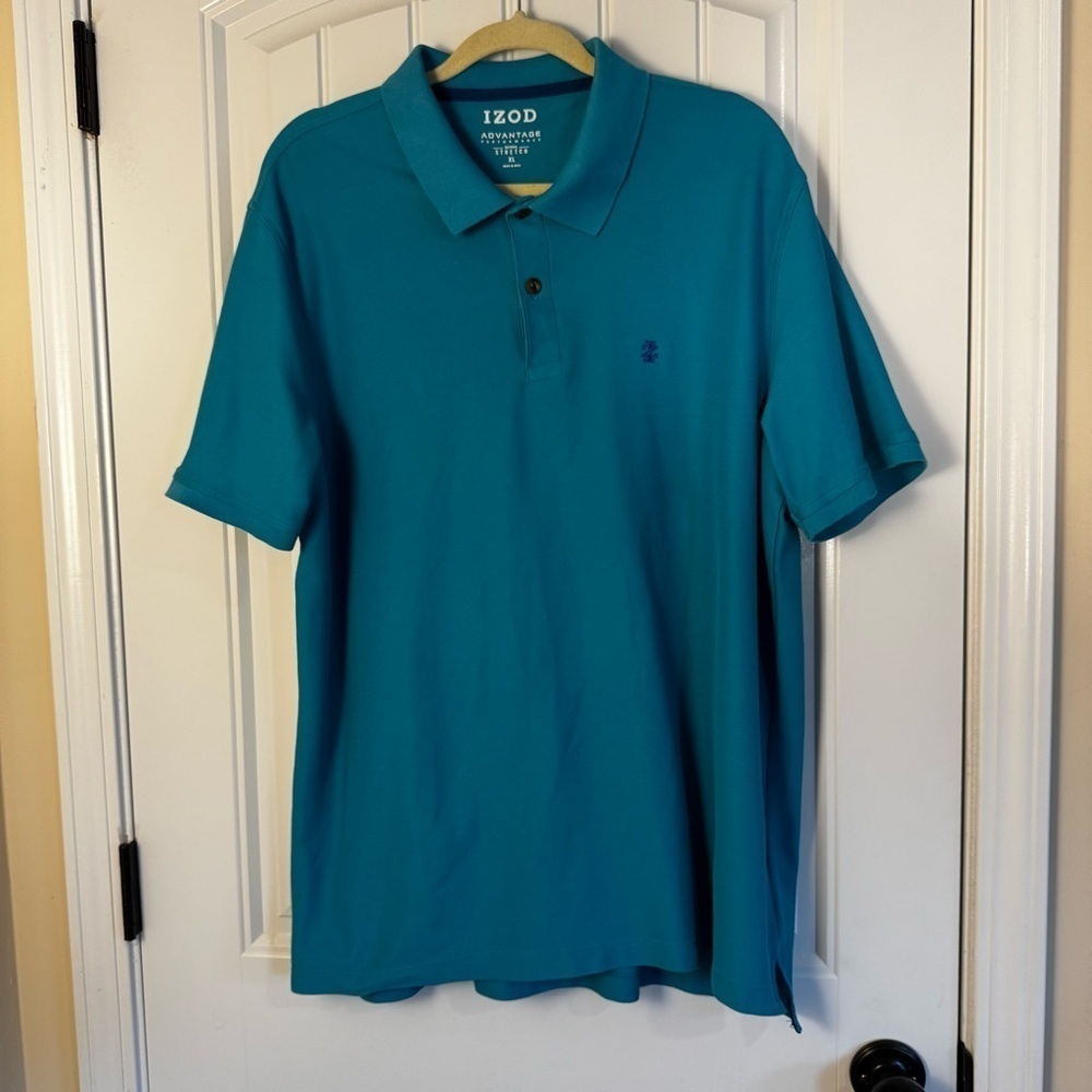 Izod Blue Polo Shirt Classic Design